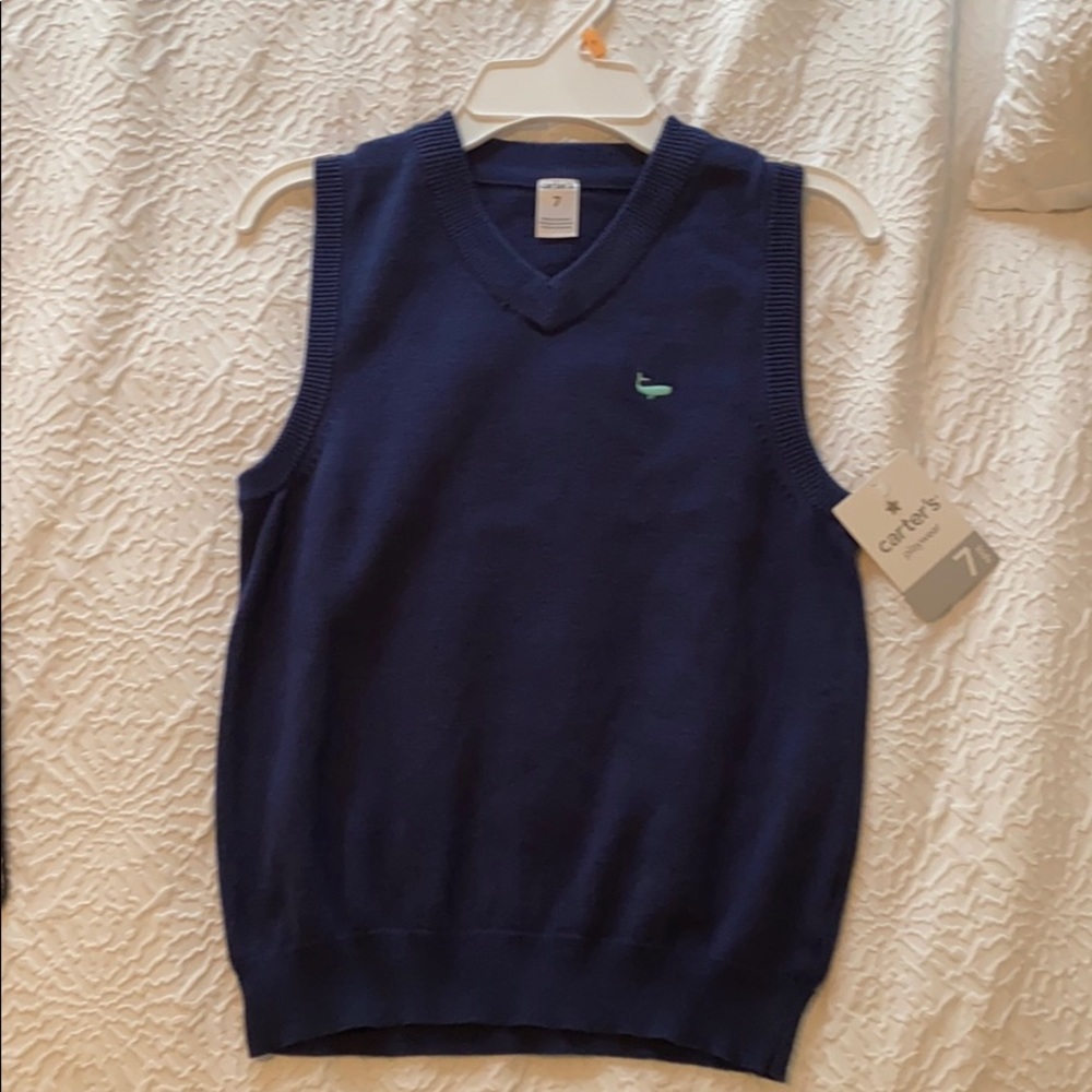 Carters boys sweater vest